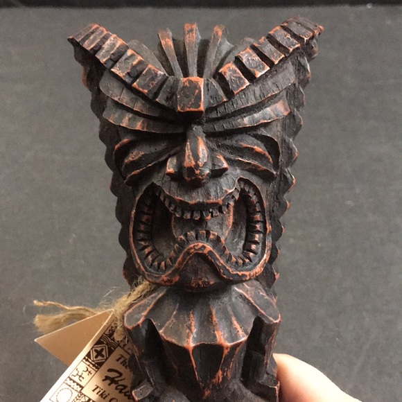 KC Company Hawaiian God of Money Tiki Hapa Wood - Picture 6 of 9